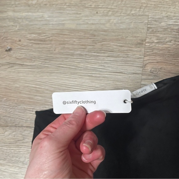 Six FIFTY One Shoulder Black Mini Dress Size Large NWT - Picture 11 of 12